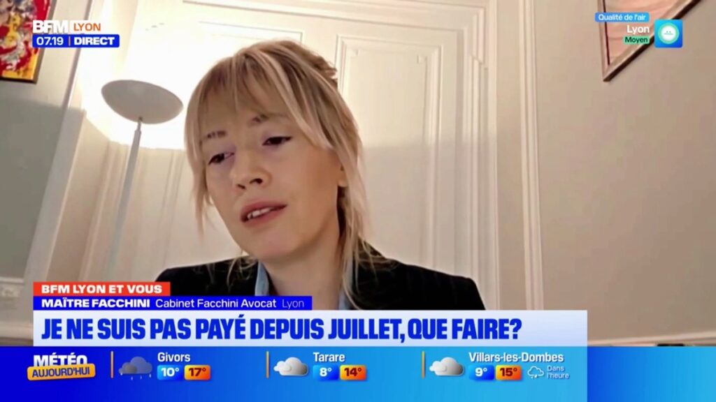 Interview de Me FACCHINI par BFM Lyon : que faire si votre client est en cessation des paiements ?