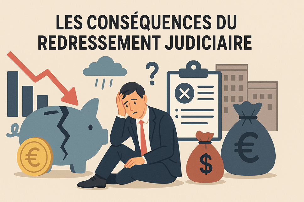 conséquences d'un redressement judiciaire