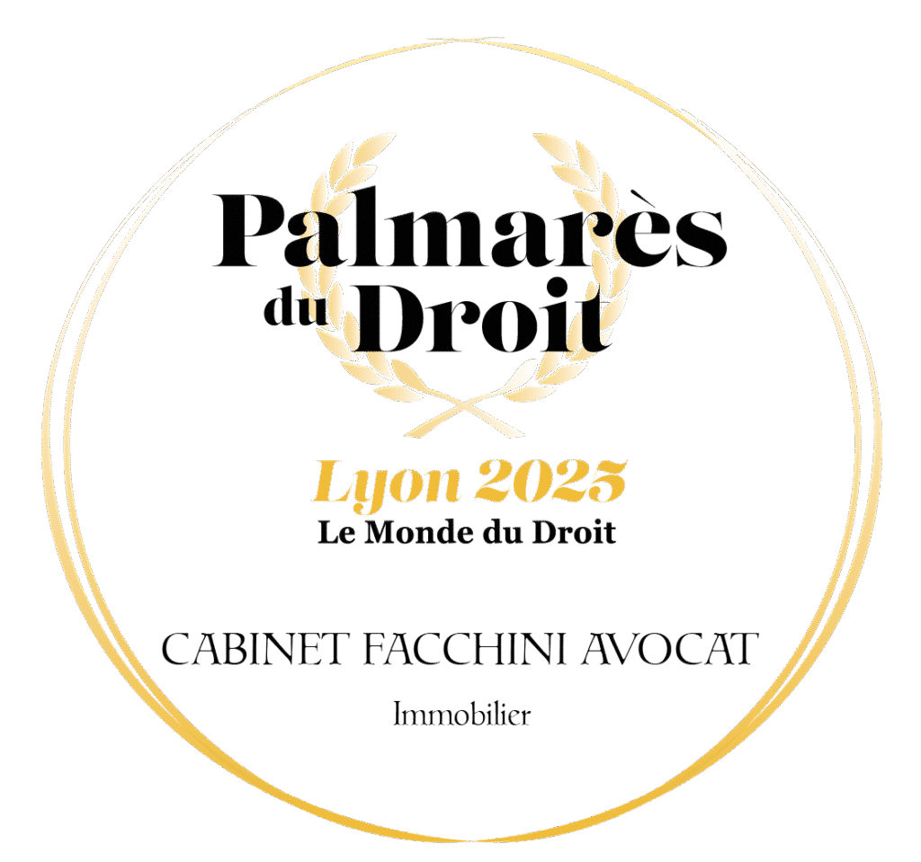 Palmarès du Droit Lyon 2025 : trophée d&rsquo;or en droit immobilier