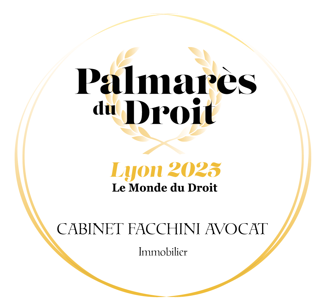 Trophée d'Or, Droit Immobilier, Le Monde du Droit Lyon 2025