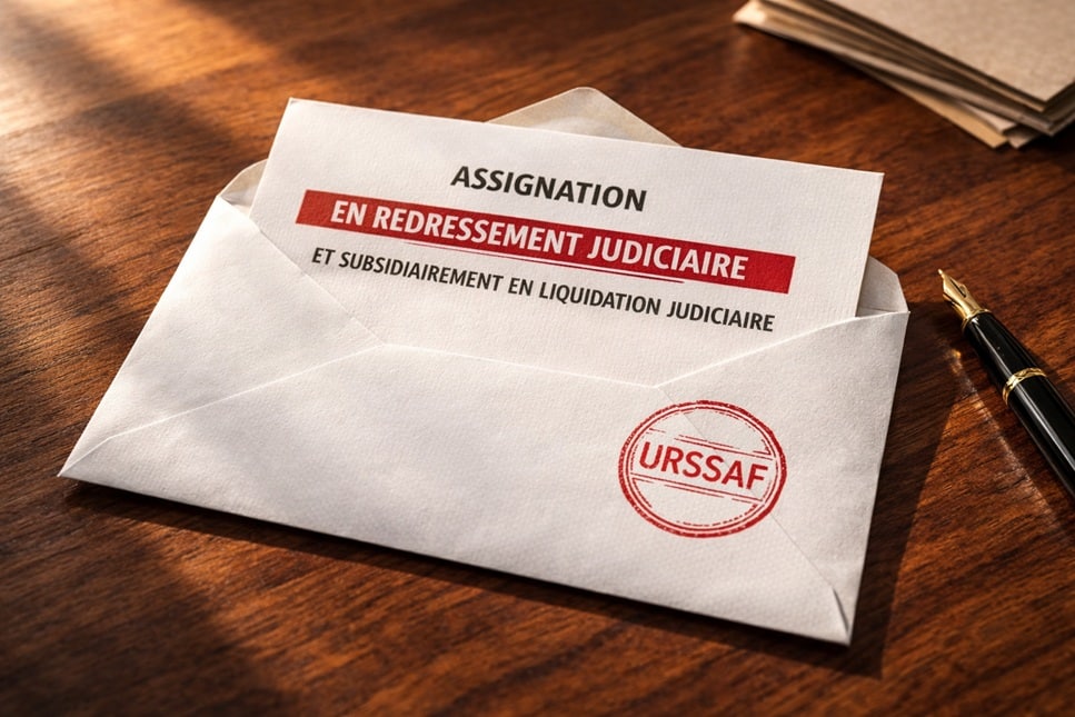 Assignation URSSAF en redressement judiciaire et subsidiairement en liquidation judiciaire