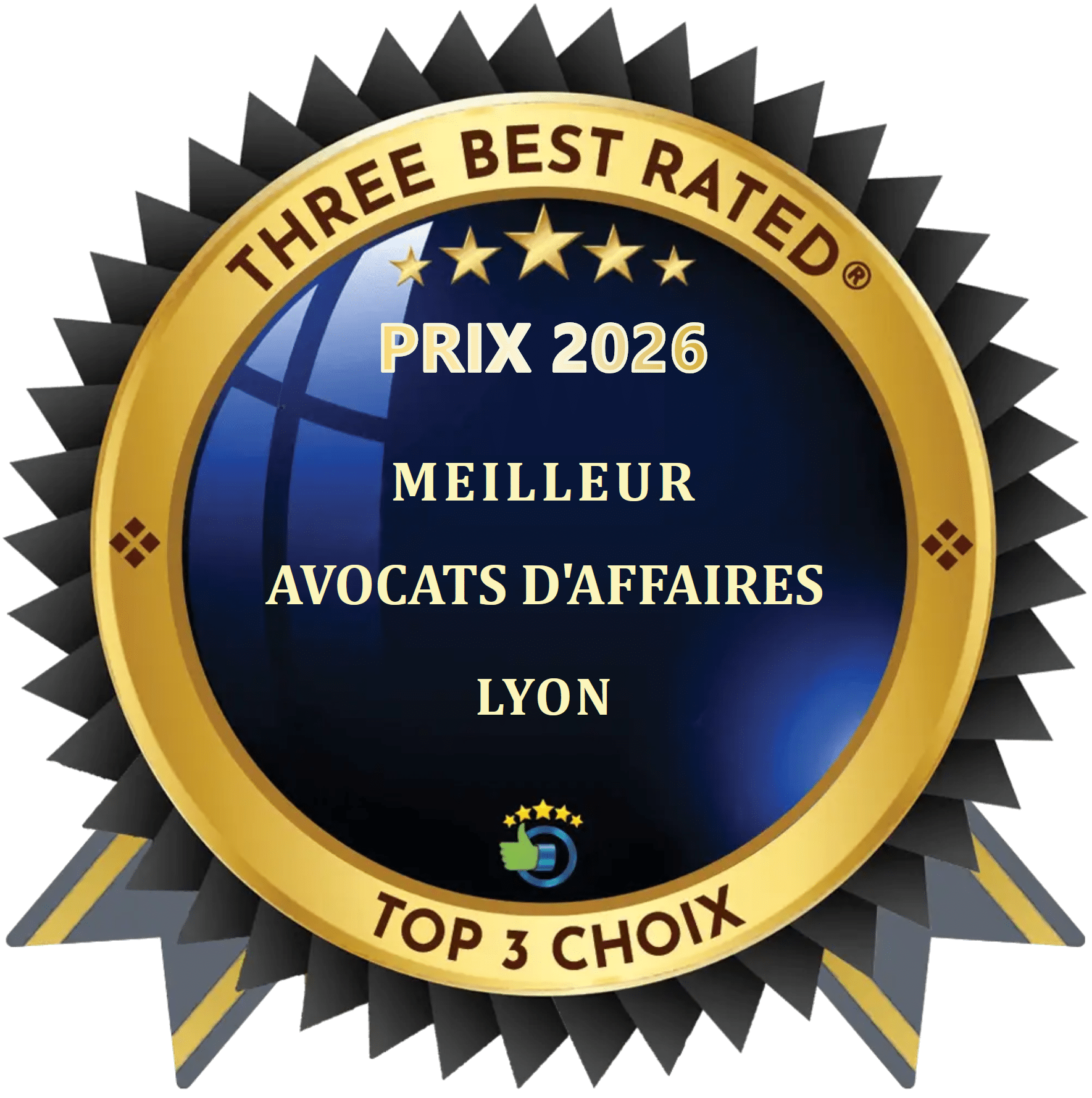 Cabinet FACCHINI Avocat, meilleur avocats d'affaires à Lyon selon ThreeBestRated.