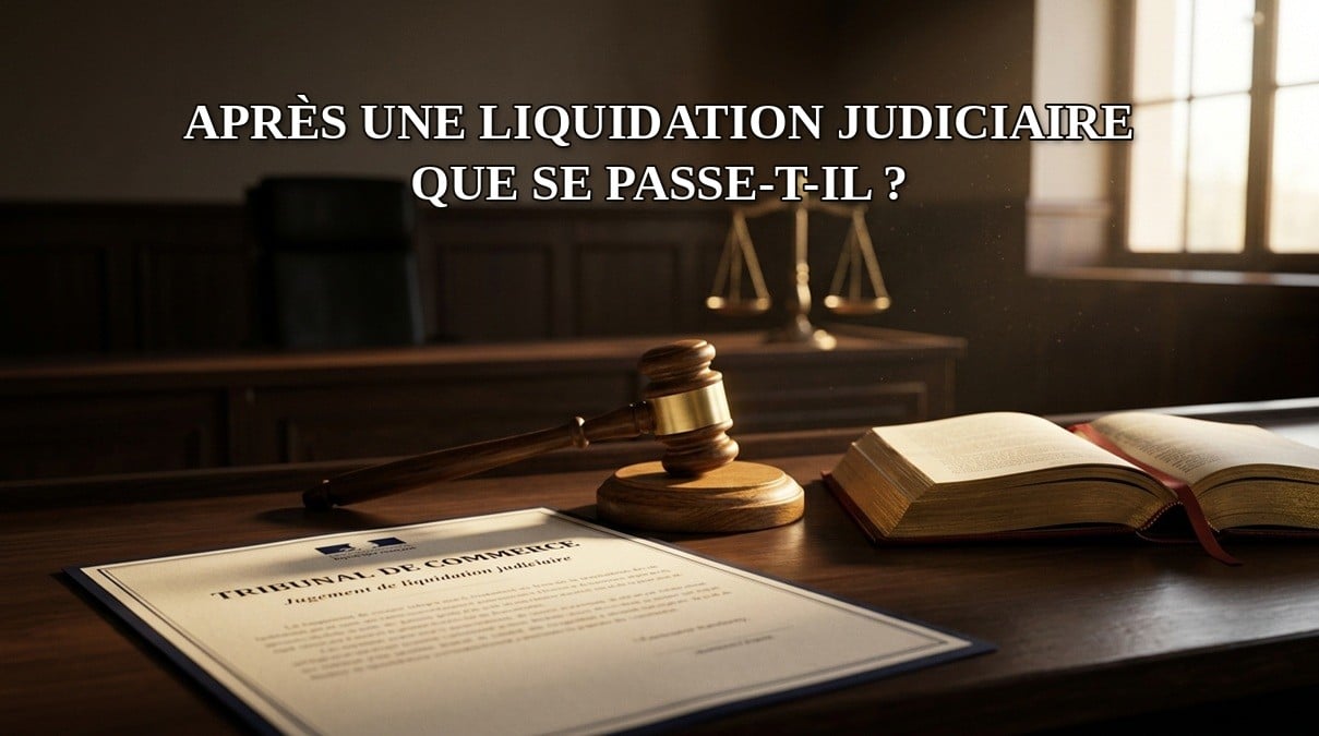 Que se passe-t-il après une liquidation judiciaire ?