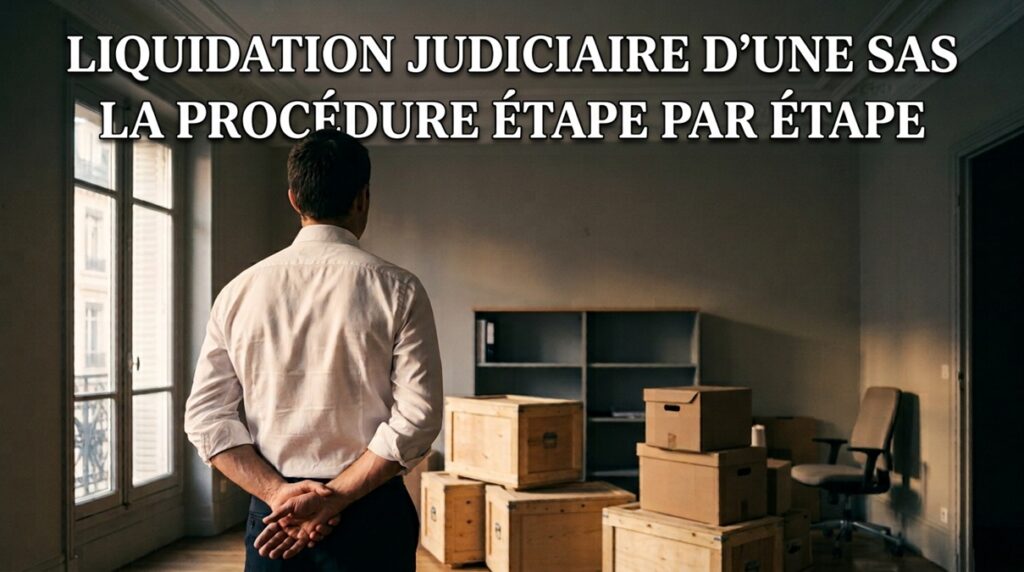 Un président de SAS qui a dû procéder à la liquidation judiciaire de sa société
